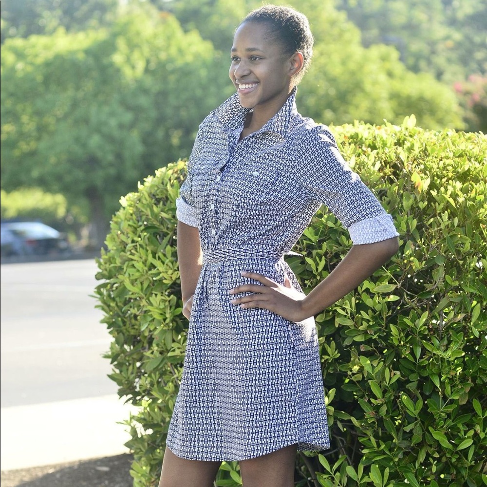 Tommy Hilfiger Belted Dress Made in Sri Lanka